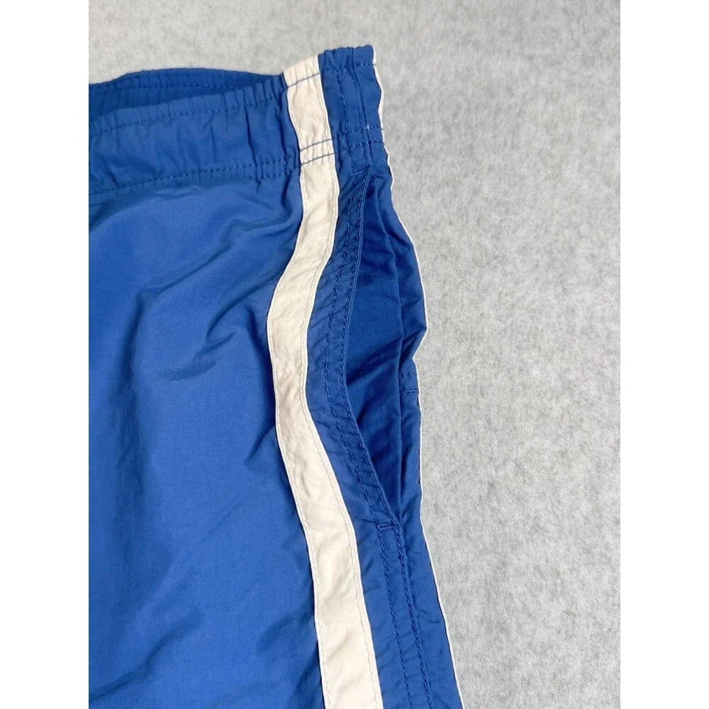 Nautica Men's Blue Swim Trunks Size M Mesh Lined Drawstring Cargo Pocket Beach